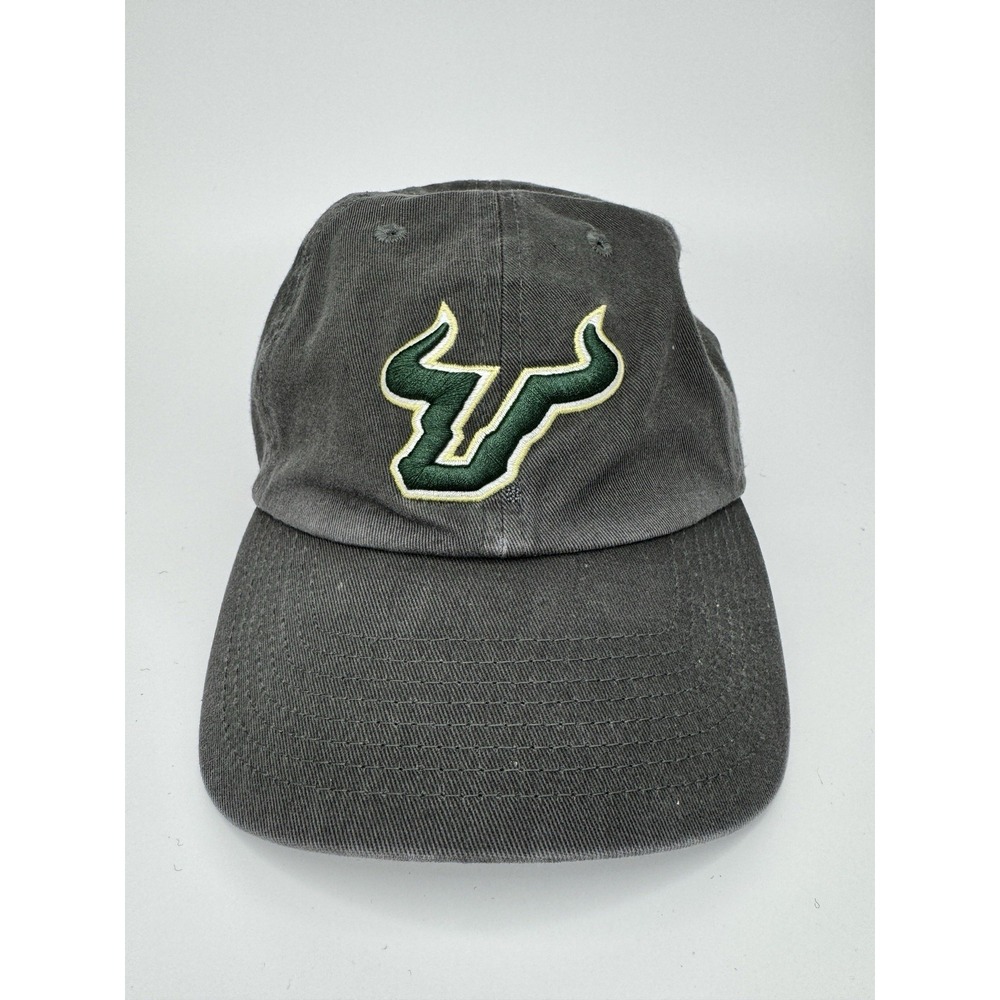 USF University of South Florida Bulls Adjustable Hat Cap Gray Logo‎ Game Day '47